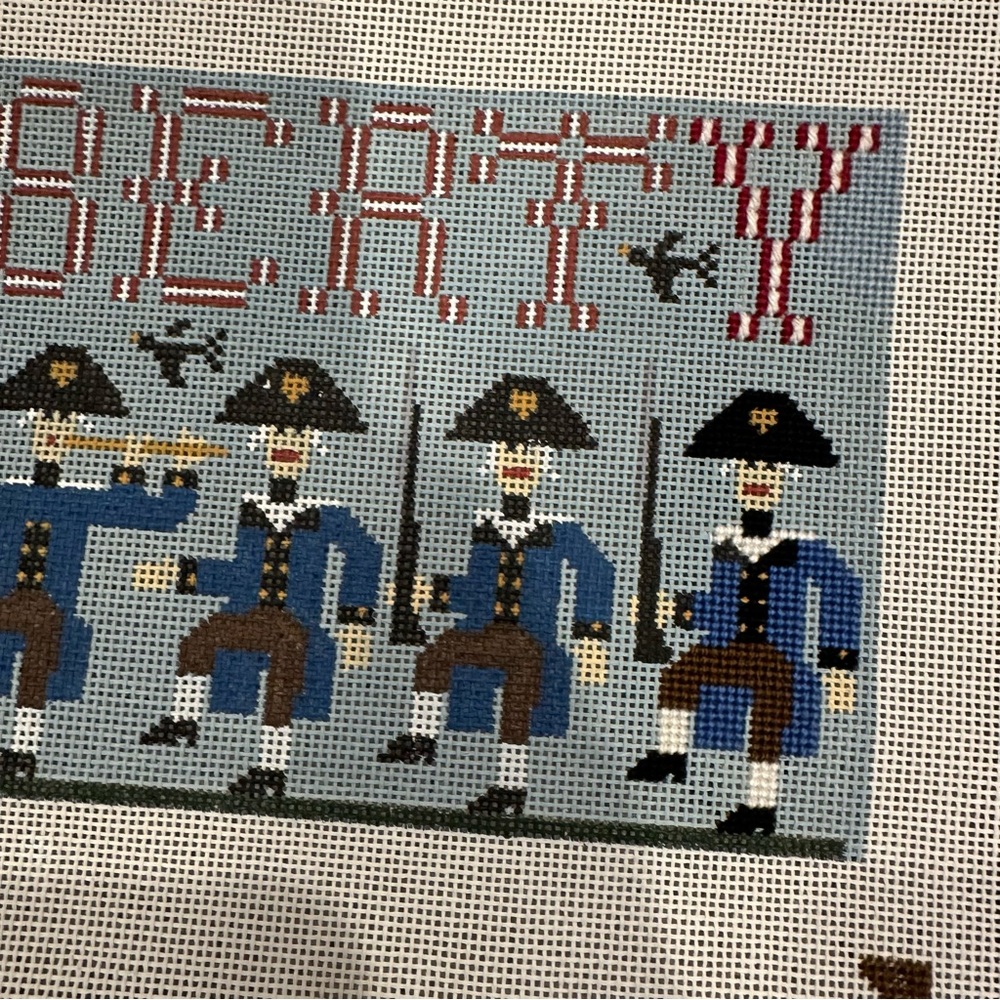 Birds of a Feather Liberty Needlepoint Canvas - Picture 3 of 8
